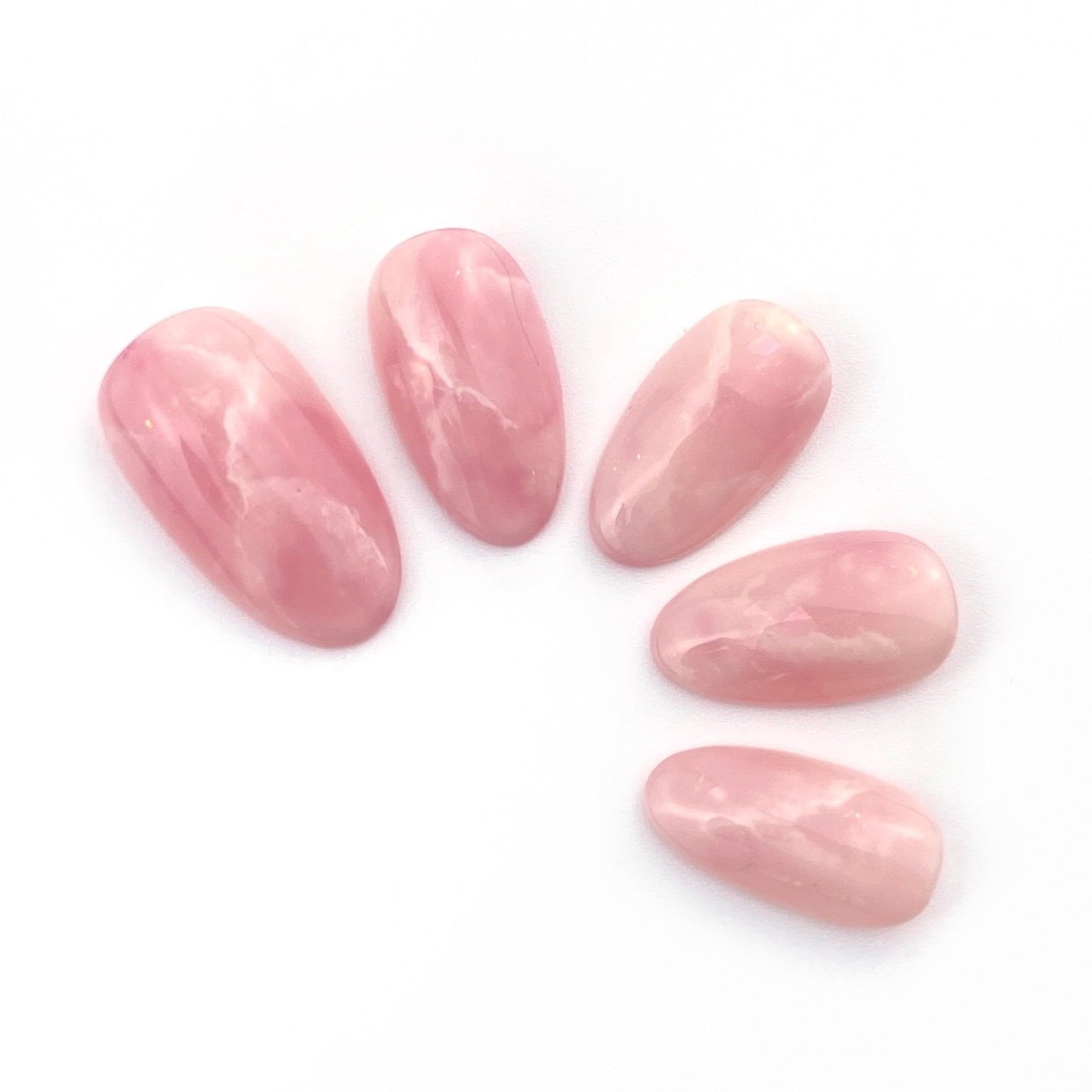 Rose Quartz Tumbled Stone - Small (Set of 3)